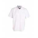 Camisa Cab. manga corta 1 bolsillo blanca